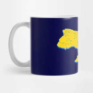 I Stand with Ukraine, map of ukraine, ukraina Mug